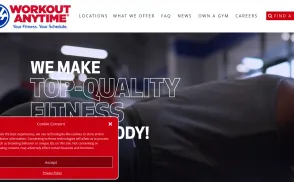 Workout Anytime website