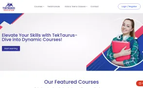 TekTaurus Education website