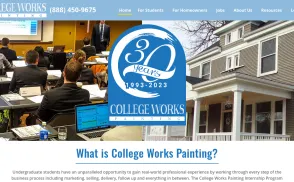 College Works Painting website