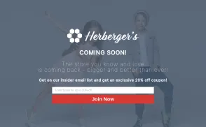 Herberger's website