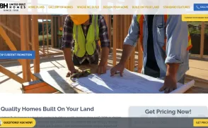United Built Homes website