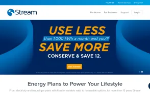 Stream Energy / Stream Gas & Electric website