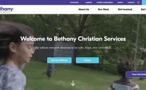 Bethany Christian Services website
