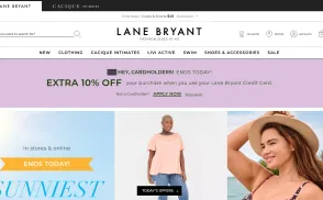 Lane Bryant website