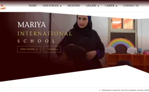 Mariya International Schools website