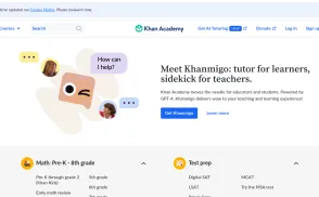 Khan Academy website