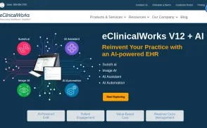 eClinicalWorks website