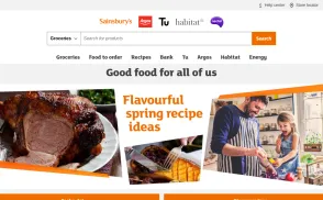 Sainsbury's Supermarkets website