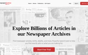 NewspaperArchive.com website