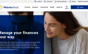 Webster Bank website