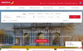 Iberia Airlines website