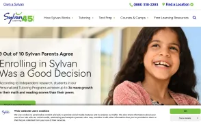 Sylvan Learning website