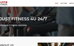 Just Fitness 4 U website