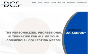 Diversified Collection Services website