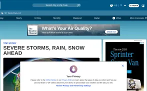 The Weather Channel website