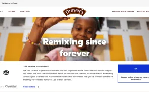 Dreyer's Ice Cream website