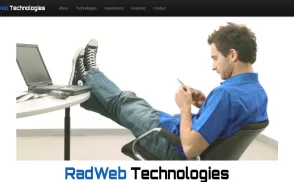RadWeb Technologies website