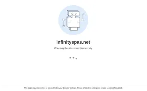 Infinity Spas website