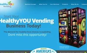 HealthyYOU Vending website