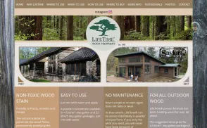 Lifetime Wood Treatment website