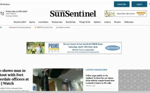 Sun Sentinel website