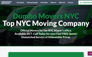 Dumbo Moving & Storage website