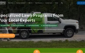 ExperiGreen Lawn Care website
