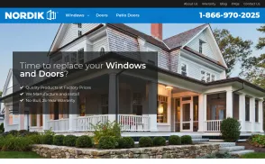 Nordik Windows & Doors website