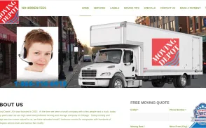 Moving Depot USA website
