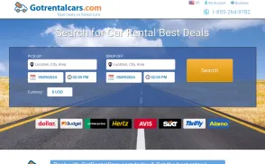 GotRentalCars.com website