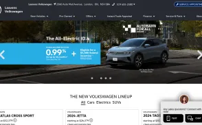 Leavens Volkswagen website