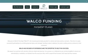 WALCO Funding website