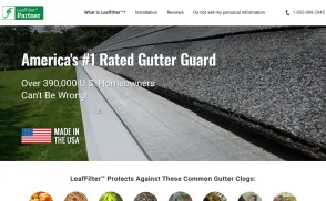 LeafFilter website
