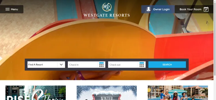 Screenshot Westgate Resorts