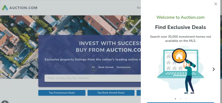 Screenshot Auction.com