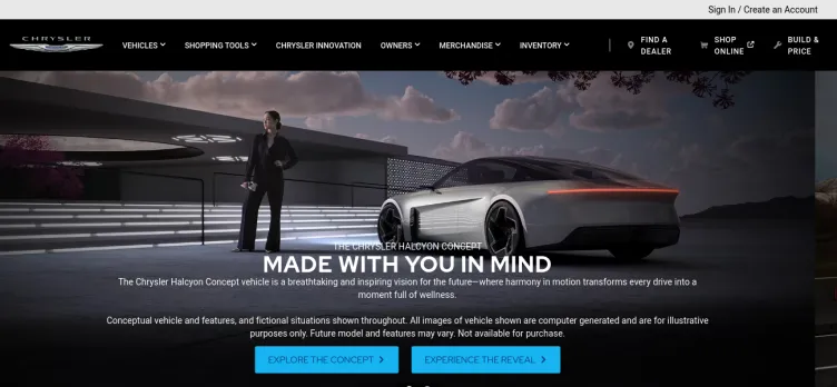 Screenshot Chrysler