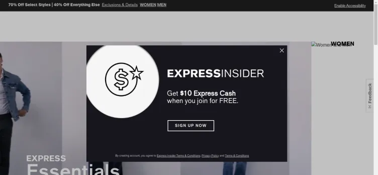 Screenshot Express