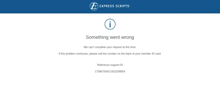 Screenshot Express Scripts