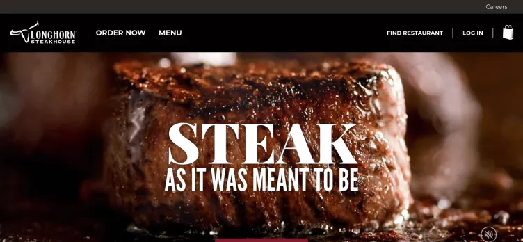 Screenshot LongHorn Steakhouse