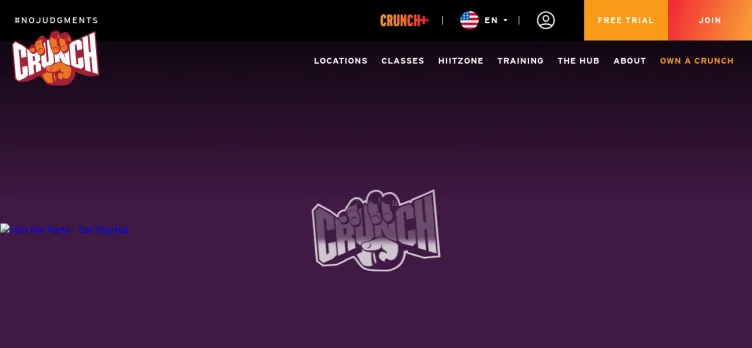 Screenshot Crunch Fitness
