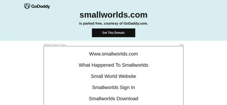 Screenshot SmallWorlds.com