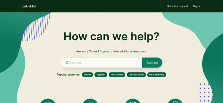 Screenshot TaskRabbit