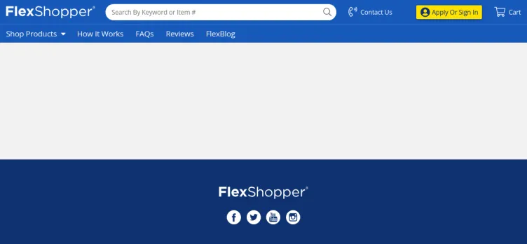 Screenshot FlexShopper