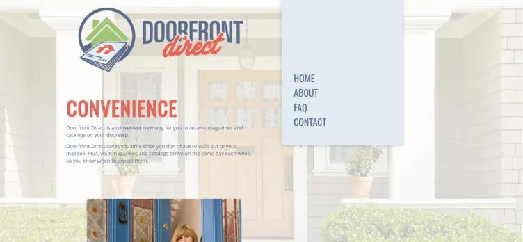 Screenshot DoorFront Direct