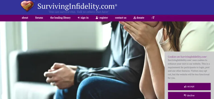 Screenshot Surviving Infidelity
