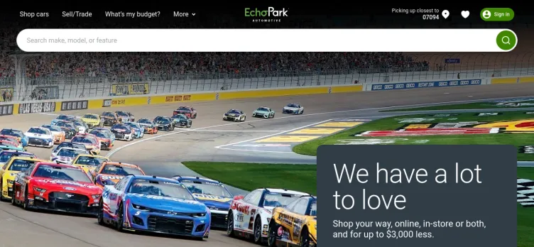 Screenshot EchoPark Automotive