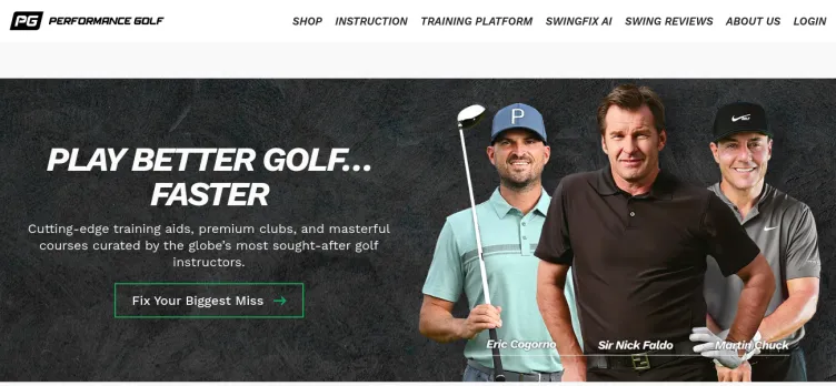 Screenshot Performance Golf