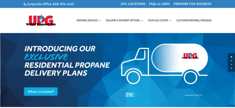Screenshot United Propane Gas