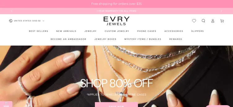 Screenshot Evry Jewels