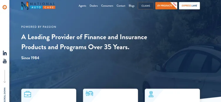 Screenshot National Auto Care Corporation